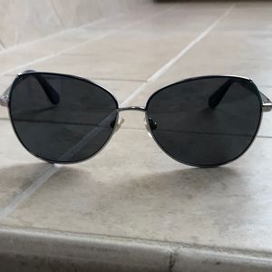 Kate Spade sunglasses. Wire and blue enamel frame.